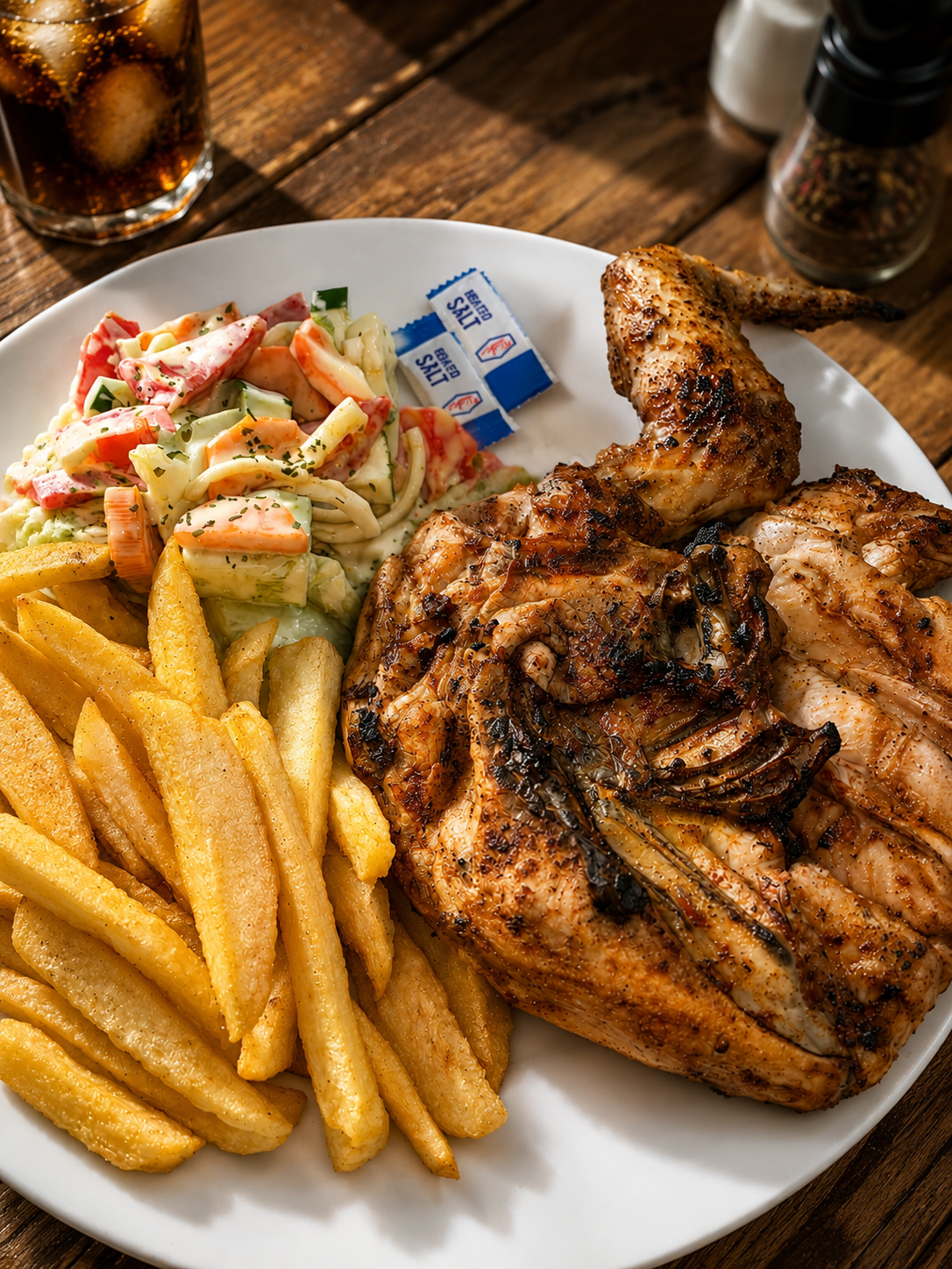 Chicken, Chips & Coleslaw